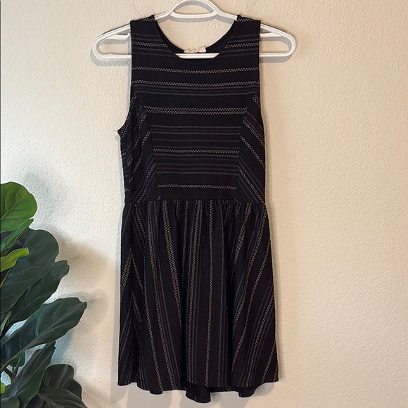 Elodie Black Sleeveless Fit and Flare Mini Dress - Picture 1 of 5